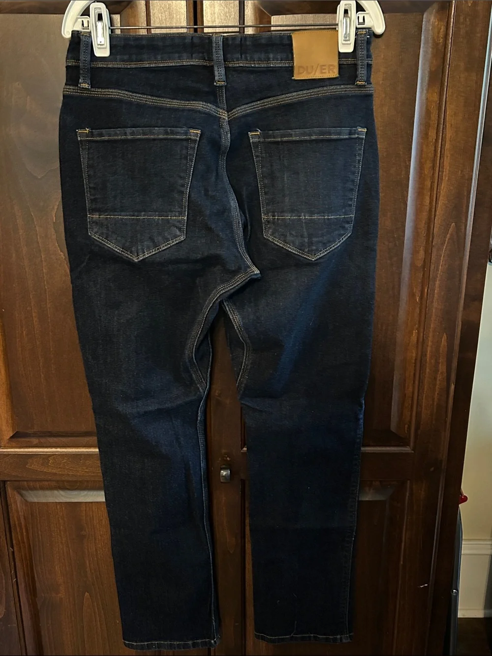 DU/ER Sz 30x30 Men's Dark Blue Straight Leg L2X Jeans